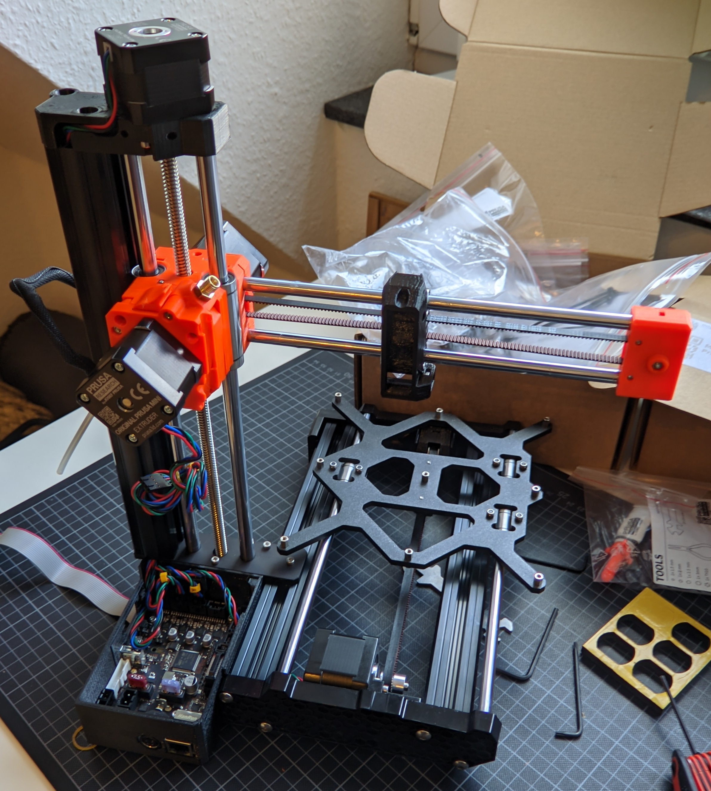 Building a Prusa Mini+ - End of Session 2