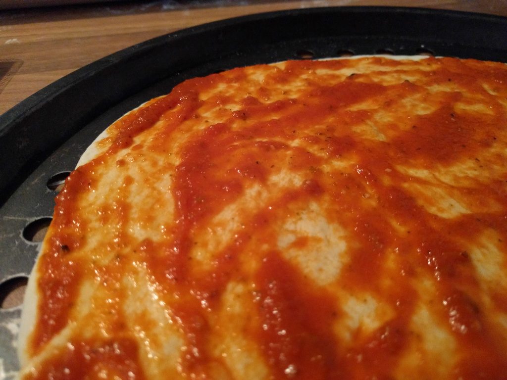 Sauce on Pizza