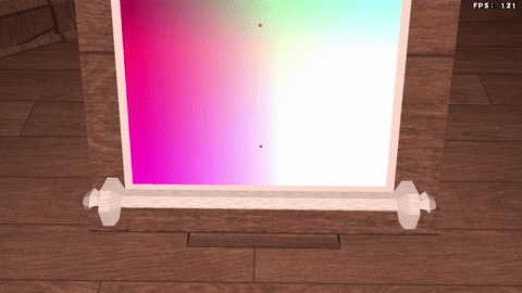Animation showing a heart being drawn on a scroll in the game